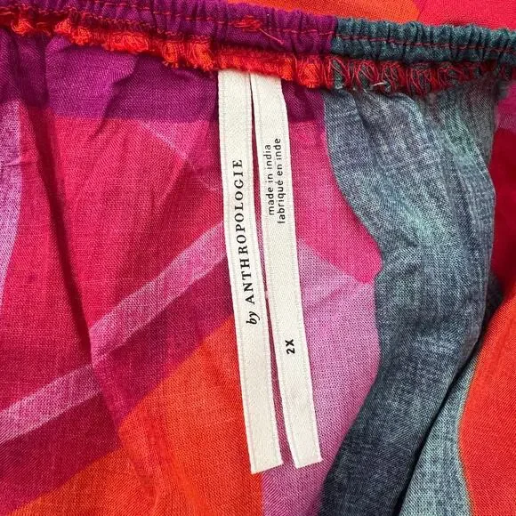 Anthropologie Alani Maxi Cover-Up Red Dress - Picture 3 of 9